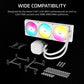 Corsair Nautilus 360 RS ARGB Liquid Processor All-in-one liquid cooler White 1 pc(s)
