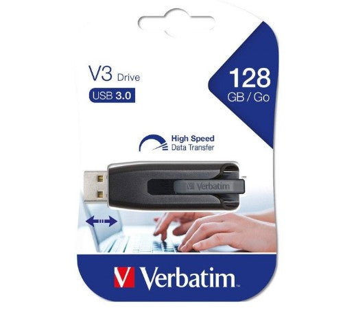 Verbatim V3 - USB 3.0 Drive 128 GB - Black