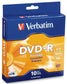 Verbatim DVD-R 4.7GB 16X Branded 10pk Spindle Box 10 pc(s)