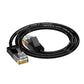 Simplecom CAE610 networking cable Black 1 m Cat6a U/UTP (UTP)