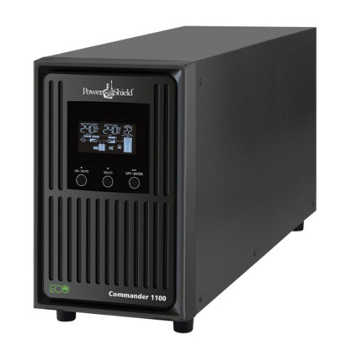 PowerShield Commander Tower 1100VA uninterruptible power supply (UPS) Line-Interactive 1.1 kVA 990 W 5 AC outlet(s)