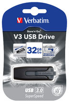 Verbatim V3 - USB 3.0 Drive 32 GB - Black
