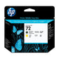 HP 72 Matte Black and Yellow DesignJet Printhead