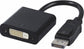 Astrotek DisplayPort - DVI M/F, Active, 0.2m Black