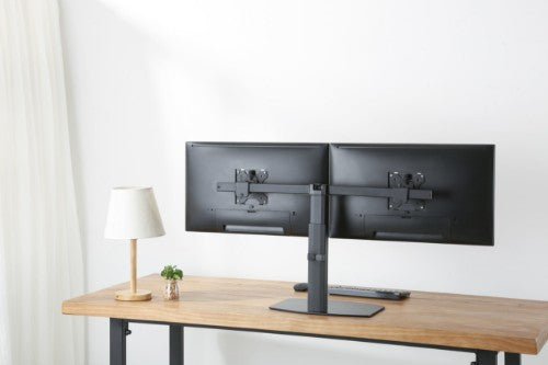 Brateck LDS-22T02 monitor mount / stand 68.6 cm (27") Freestanding Black