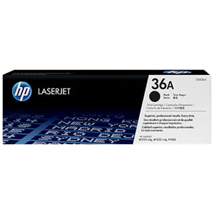 HP 36A Black Original LaserJet Toner Cartridge
