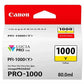 Canon PFI-1000Y Yellow Ink Cartridge