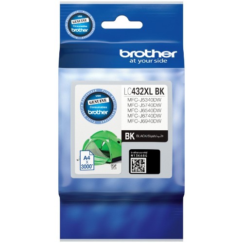 Brother LC432XLBK ink cartridge 1 pc(s) Original Black