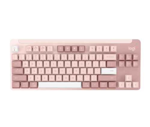 Logitech 920-011220 keyboard Office RF Wireless + Bluetooth QWERTY English Rose