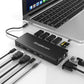 Simplecom CHN613 laptop dock/port replicator Wired USB 3.2 Gen 2 (3.1 Gen 2) Type-C Black
