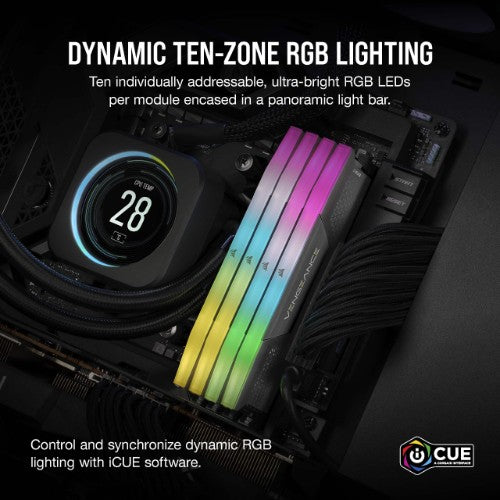 Corsair Vengeance RGB CMH32GX5M2B6400Z32 memory module 32 GB 2 x 16 GB DDR5 6400 MHz