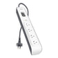Belkin BSV400AU2M surge protector Grey, White 4 AC outlet(s) 2 m