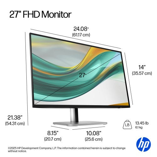 HP Series 5 Pro 27 inch FHD Monitor - 527pf