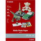Canon MP-101 (A4, 50 Sheets) photo paper