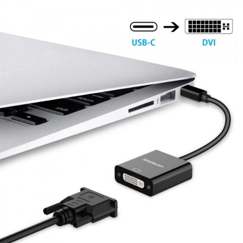 Simplecom DA103 video cable adapter 0.15 m USB Type-C DVI Black