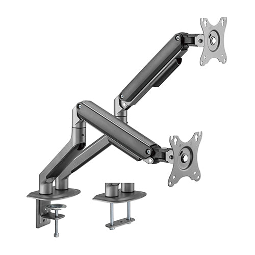 Brateck Counterbalance Monitor Arm 81.3 cm (32") Graphite Desk