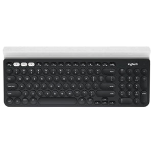 Logitech 920-008028 keyboard Universal RF Wireless + Bluetooth English White
