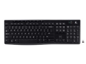 Logitech 920-003057 keyboard Universal RF Wireless English Black