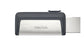 SanDisk Ultra Dual Drive USB Type-C USB flash drive 128 GB USB Type-A / USB Type-C 3.2 Gen 1 (3.1 Gen 1) Black, Silver