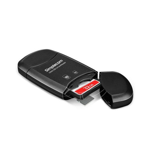 Simplecom CR303 card reader USB 3.2 Gen 1 (3.1 Gen 1) Black