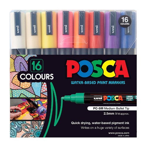 POSCA Multicolour 16 pc(s)