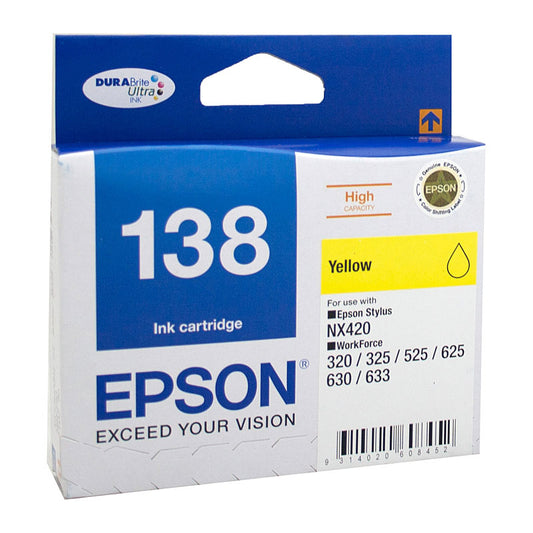 Epson 138 Yellow Ink Cart