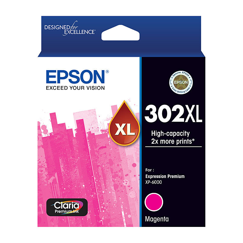 Epson 302XL Magenta Ink Cart