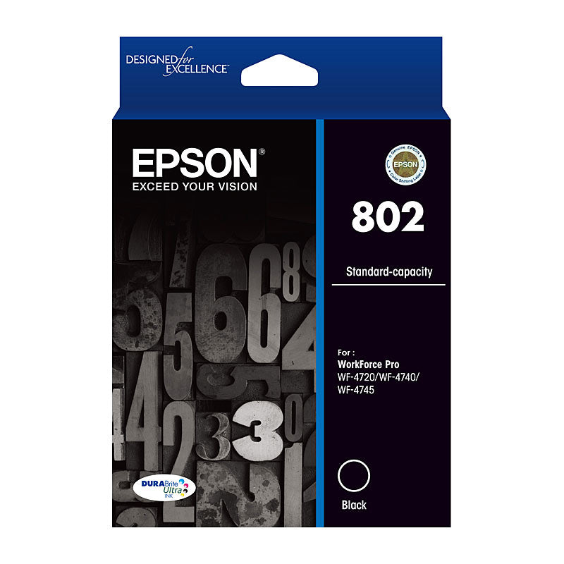 Epson 802 Black Ink Cart