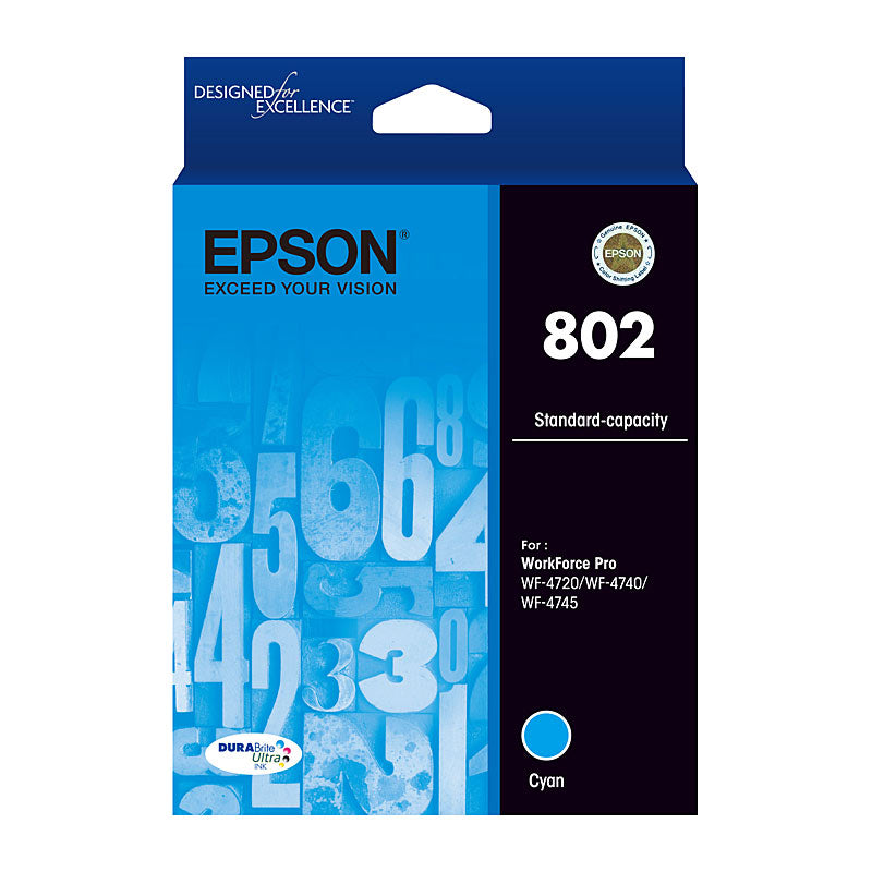 Epson 802 Cyan Ink Cart