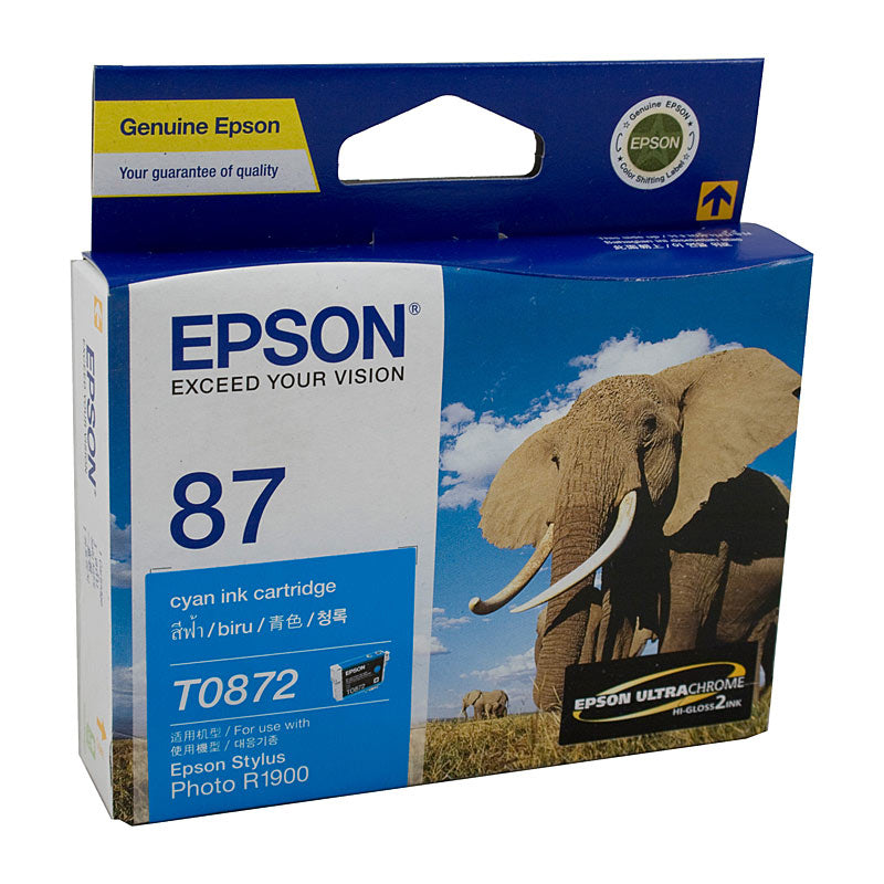 Epson T0872 Cyan Ink Cart
