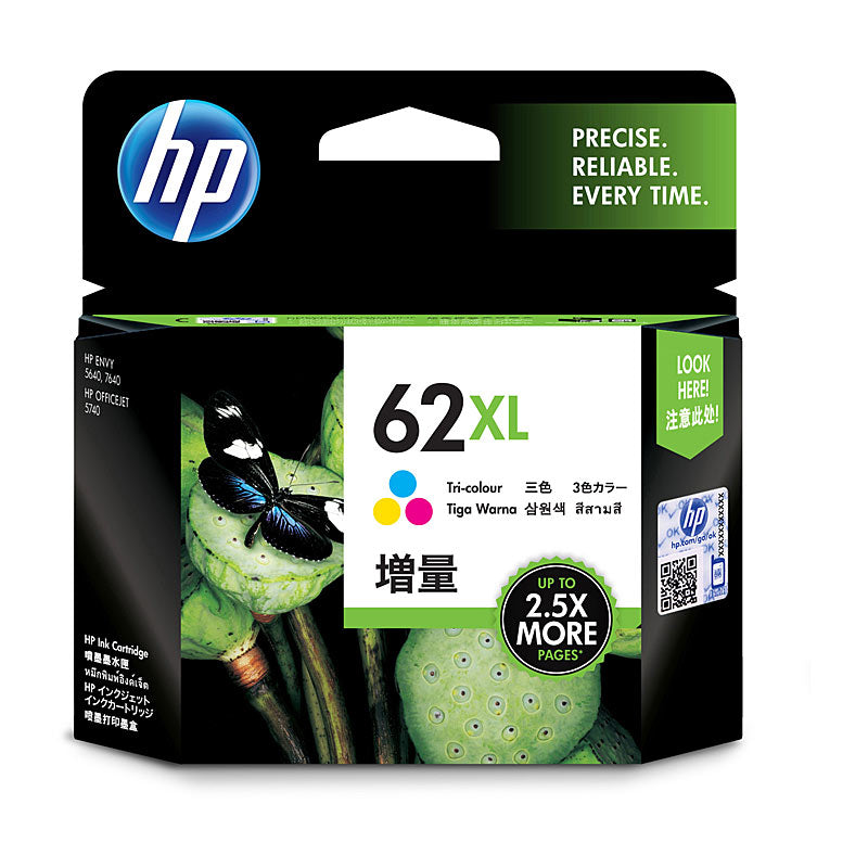 HP #62XL Tri Col Ink C2P07AA