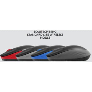 Logitech M190 Wireless Mouse - Blue